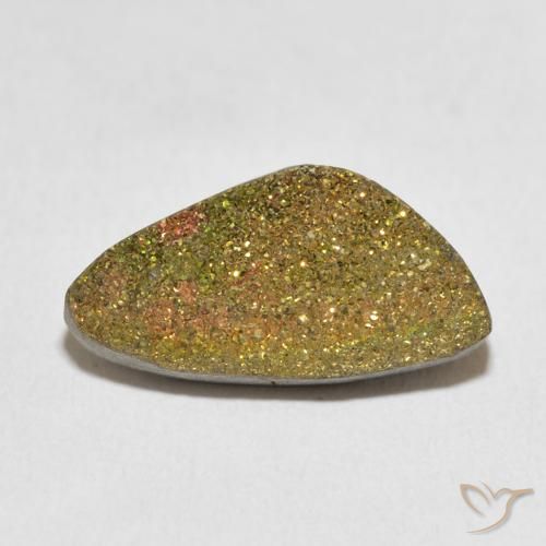 7.15ct Natural Multicolorido Pirita arco-íris, Chique, Opaco