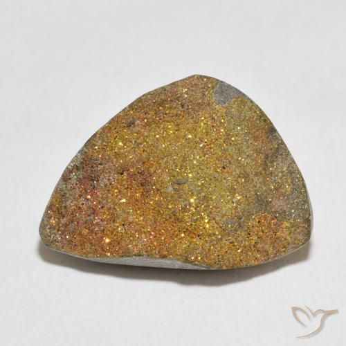 9.78ct Natural Multicolorido Pirita arco-íris, Chique, Opaco