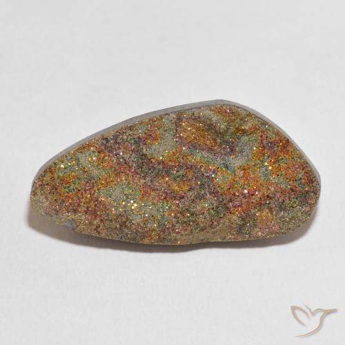 21.38ct Natural Multicolorido Pirita arco-íris, Chique, Opaco