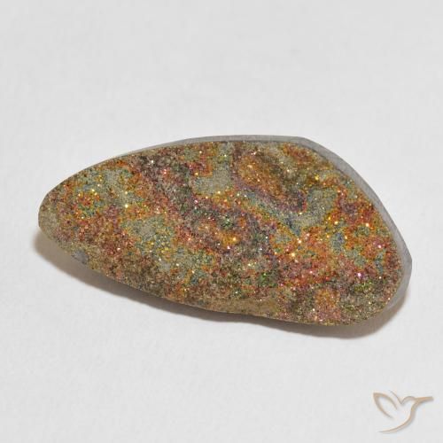 Pirita arco-íris Multicolorido Natural 21.38ct, Chique, Opaco