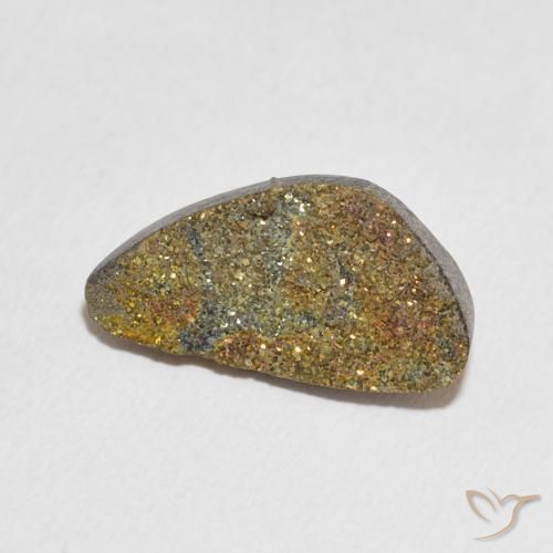 Pirita arco-íris Multicolorido Natural 5.34ct, Chique, Opaco