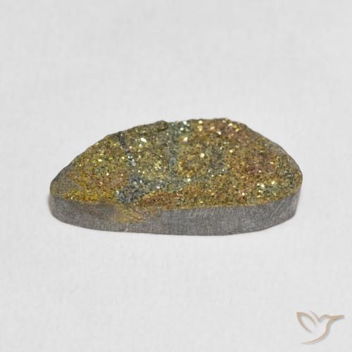Pirita arco-íris Multicolorido Natural 5.34ct, Chique, Opaco
