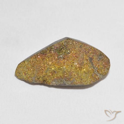 7.49ct Natural Multicolorido Pirita arco-íris, Chique, Opaco