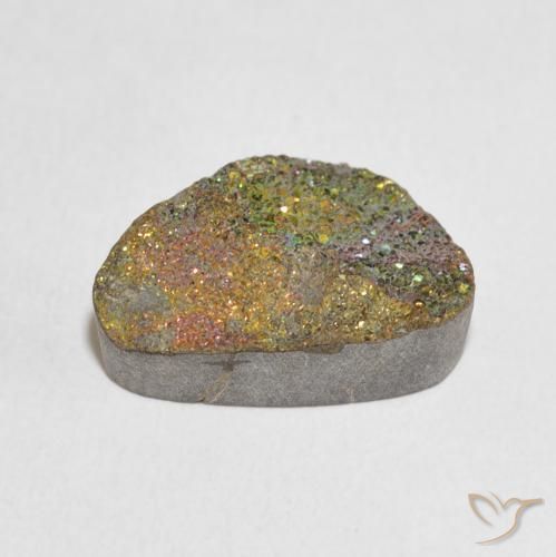 Pirita arco-íris Multicolorido Natural 9.51ct, Chique, Opaco