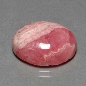Rodocrosita multicolorido natural 12,06ct, corte oval, opaco