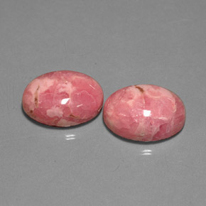 Pedras preciosas de rodocrosita multicolorido natural de  ct, corte oval, opaco