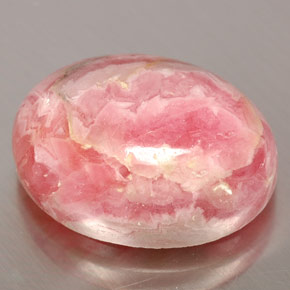 Rodocrosita multicolorido natural 12,60ct, corte oval, opaco