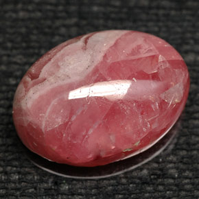 Rodocrosita multicolorido natural 8,43ct, corte oval, opaco