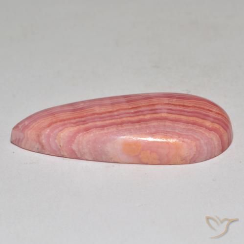 rodocrosita Multicolorido Natural 31.44ct, Formato de pêra, Opaco