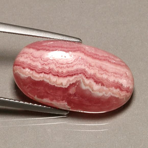 Rodocrosita multicolorido natural 13,08ct, corte oval, opaco