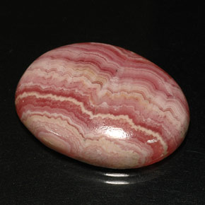 Rodocrosita multicolorido natural 36,43ct, corte oval, opaco