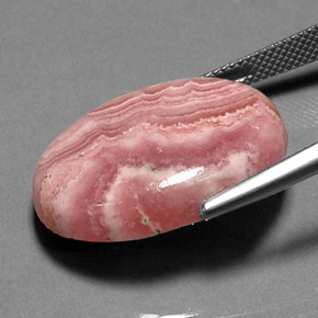 rodocrosita Multicolorido Natural 29.59ct, Corte Oval, Opaco