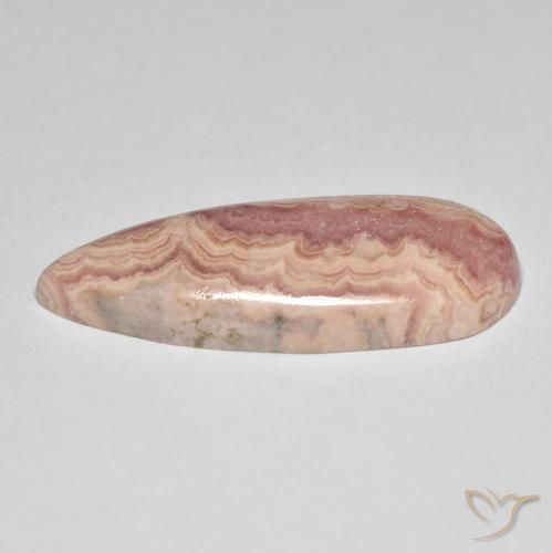 rodocrosita Multicolorido Natural 24.94ct, Formato de pêra, Opaco