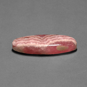 Rodocrosita multicolorido natural 22,24ct, corte oval, opaco