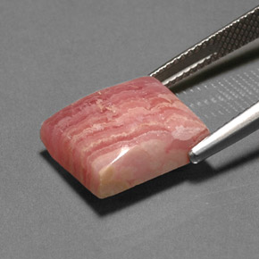 rodocrosita Multicolorido Natural 11.69ct, Quadrado, Opaco