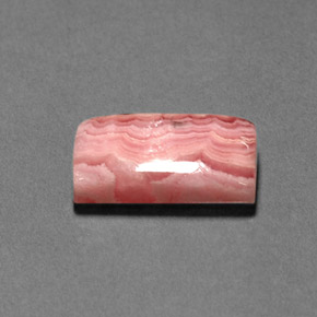 Rodocrosita multicolorido natural 6,37ct, baguete, opaco