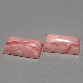 Pedras preciosas de rodocrosita multicolorido natural de  ct, baguete, opaco