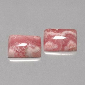 Pedras preciosas de rodocrosita multicolorido natural de  ct, baguete, opaco