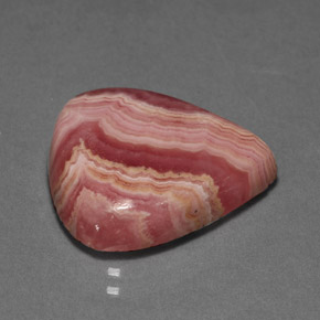 Rodocrosita multicolorido natural 13,15ct, formato de pêra, opaco