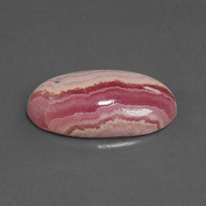 Rodocrosita multicolorido natural 9,97ct, corte oval, opaco