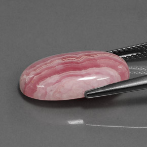 Rodocrosita multicolorido natural 8,66ct, corte oval, opaco