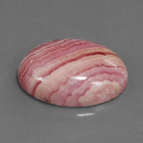 rodocrosita Multicolorido Natural 6.80ct, Corte Oval, Opaco