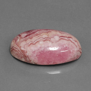 Rodocrosita multicolorido natural 9,12ct, corte oval, opaco