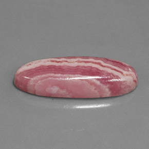 Rodocrosita multicolorido natural 8,43ct, corte oval, opaco