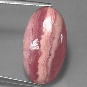 Rodocrosita multicolorido natural 10,26ct, corte oval, opaco