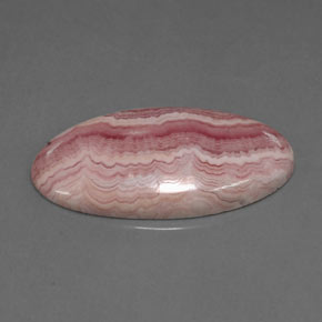 Rodocrosita rosa natural 11,55ct, corte oval, opaco