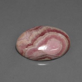 Rodocrosita multicolorido natural 13,31ct, corte oval, opaco