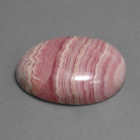 rodocrosita Multi rosa rosa Natural 17.50ct, Corte Oval, Opaco