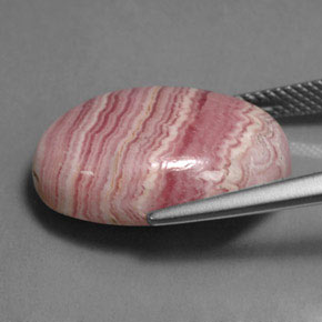 rodocrosita Multi rosa rosa Natural 17.50ct, Corte Oval, Opaco