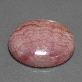 Rodocrosita multicolorido natural 19,99ct, corte oval, opaco