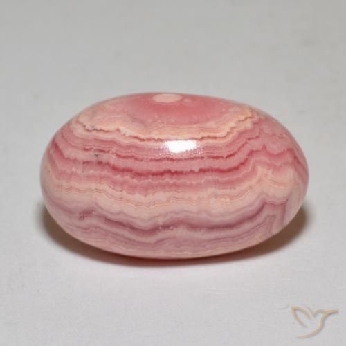 22.27ct Natural Multicolorido rodocrosita, oval, Opaco