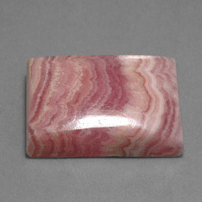 Rodocrosita multicolorido natural 22,46ct, baguete, opaco