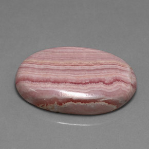 Rodocrosita rosa natural 16,47ct, corte oval, opaco