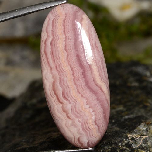17.07ct Natural Multicolorido rodocrosita, oval, Opaco