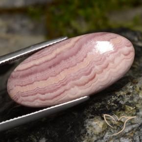 rodocrosita Multicolorido Natural 17.07ct, oval, Opaco