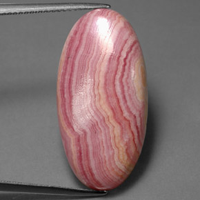 Rodocrosita multicolorido natural 21,19ct, corte oval, opaco