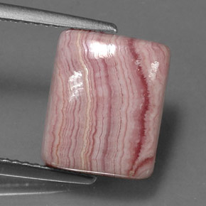 Rodocrosita multicolorido natural 6,95ct, baguete, opaco