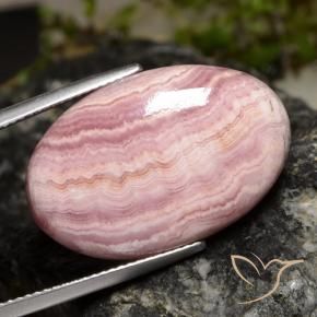 rodocrosita Multicolorido Natural 24.58ct, oval, Opaco