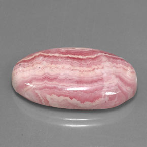 Rodocrosita multicolorido natural 29,88ct, corte oval, opaco