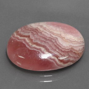Rodocrosita multicolorido natural 14,12ct, corte oval, opaco