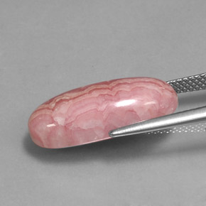 rodocrosita Multi rosa rosa Natural 12.06ct, Corte Oval, Opaco