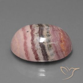 Rodocrosita multicolorido natural 24,26ct, corte oval, opaco