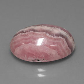 Rodocrosita multicolorido natural 15,61ct, corte oval, opaco