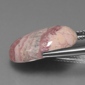 Rodocrosita multicolorido natural 13,41ct, corte oval, opaco