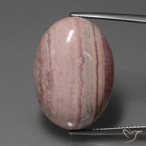 41.01ct Natural Multicolorido rodocrosita, oval, Opaco