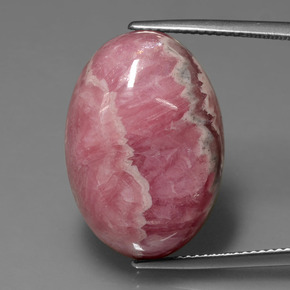 Rodocrosita multicolorido natural 31,54ct, corte oval, opaco